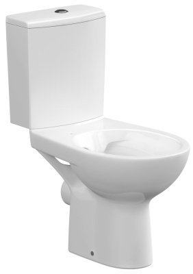 Унитаз напольный Cersanit Nature Clean On 011 3/5 DPL EO Slim. Акция