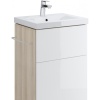 Тумба с умывальником подвесная Cersanit SMART 40 с умывальником COMO 40 белый SU-SMA-CO40/Wh