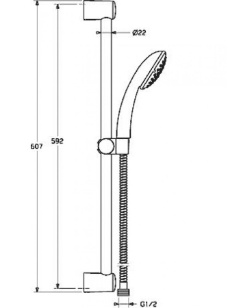 Душевой гарнитур HANSABASICJET