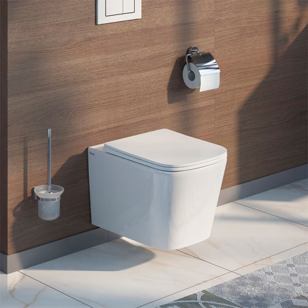 Унитаз подвесной безободковый с сиденьем дюропласт Iddis Bild BILRDSEi25