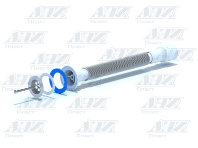 Сифон гофрированный  Ани Пласт удлиненный G716