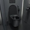 Унитаз подвесной безободковый Iddis Calipso CALR3BMi25, черный