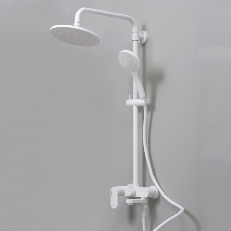 Душевой комплект со смесителем Wassercraft, белый A18501