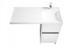 Тумба под умывальник правая Акватон Лондри с умывальником Акватон Лондри 1200, белый 1A2359V0LH010
