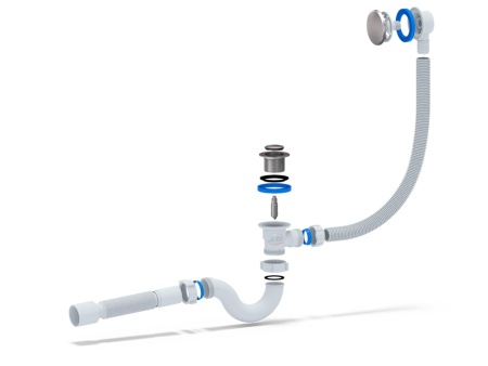 Сифон для ванны Ани Пласт клик-клак EC155