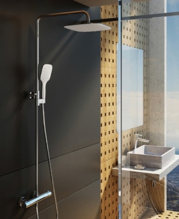 Душевая стойка с термостатом и ручным душем Ravak TD 091.00/150