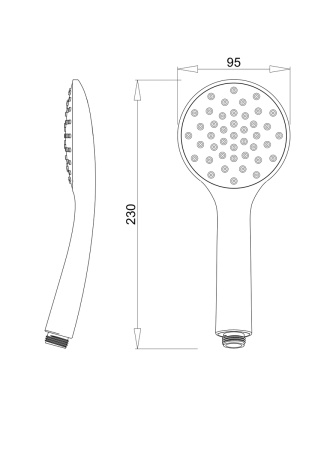 Лейка для душа PMC LE23