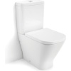 Унитаз-компакт Roca The Gap Compact Clean Rim с сиденьем микролифт, универсальный выпуск