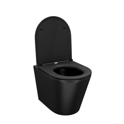 Унитаз подвесной безободковый Iddis Calipso CALR3BMi25, черный