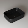 Умывальник накладной Iddis Bridge 50 BRIBM05i27, черный. Образец. Распродажа