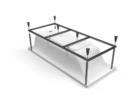 Ванна прямоугольная с ножками Cersanit Virgo 170х75. Акция