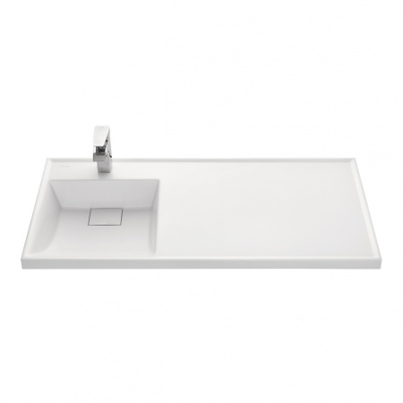 Умывальник над стиральной машиной Акватон Лондри 105 левая, белый 1A72833KLH01L