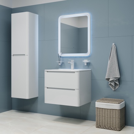 Тумба с раковиной подвесная Iddis Edifice 60 см, белый EDI60WFi95K