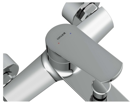 Смеситель для ванны однорычажный Cersanit Flavis, хром А63035