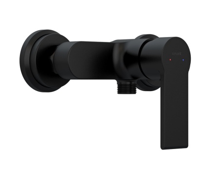 Смеситель для душа однорычажный черный Cersanit Brasko 63109