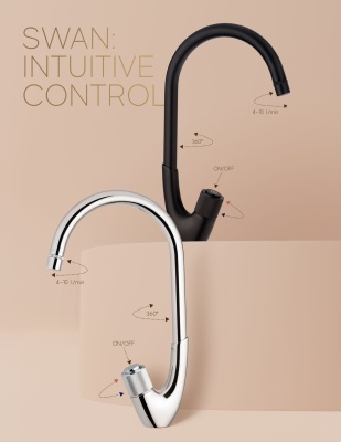 Смеситель для кухни Rubineta Swan-33 SW0008. Образец. Распродажа