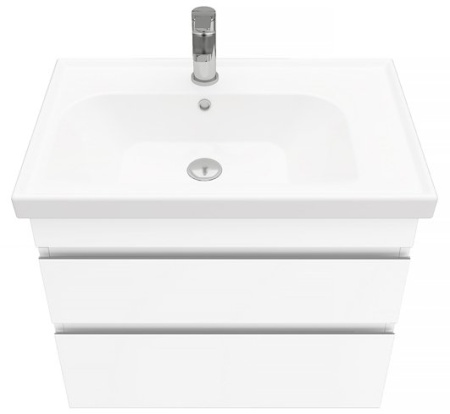 Тумба подвесная Laparet Sargas 70 с умывальником Cerastyle Frame 70 белый глянец (LS-WCAB-70-01+VB015K42U00) Тумба подвесная Laparet Sargas 70 с умывальником Cerastyle Frame 70 белый глянец (LS-WCAB-70-01+VB015K42U00)