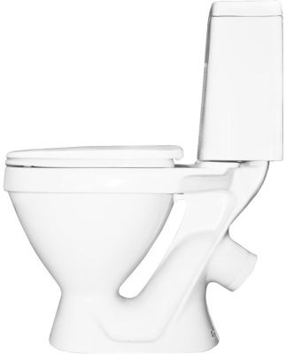 Унитаз-компакт напольный Sanita Лада эконом LDASACC01090111, белый