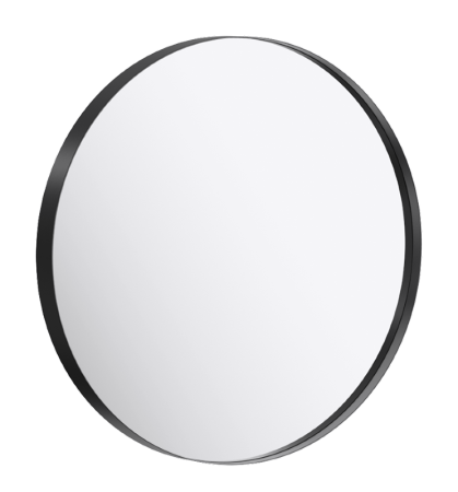 Зеркало в металлической раме Aqwella RM, черный RM0206BLK