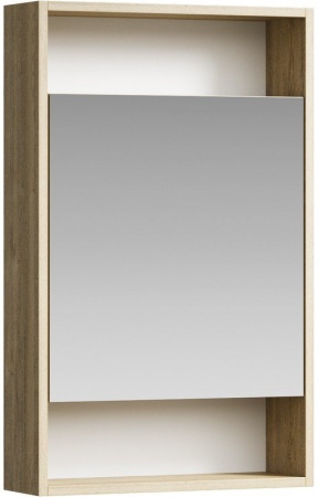 Зеркальный шкаф Aqwella Сити SIT0405DB 50см, дуб балтийский
