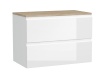 Тумба под раковину для устройства под столешницу подвесная Cersanit MODUO 80, белый SZ-MOD80-BL/Wh