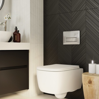 Клавиша смыва универсальная IDDIS, хром UNI41CHi77