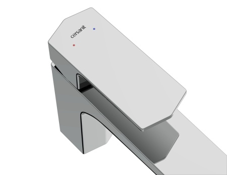 Смеситель для раковины однорычажный клик клак Cersanit Wisla 63055