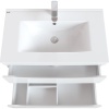 Тумба с умывальником напольная Iddis Cloud 80, белая CLO80WFi95K