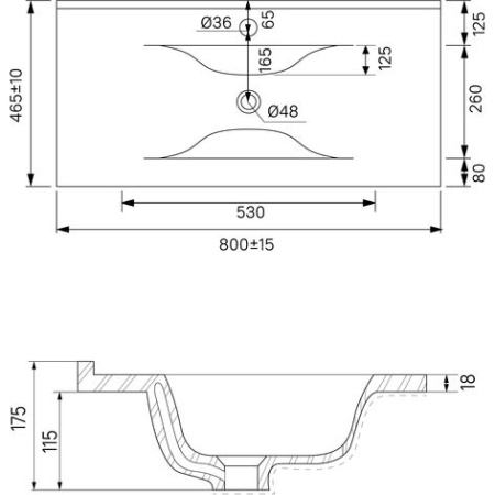 Тумба с умывальником напольная Iddis Cloud 80, белая CLO80WFi95K