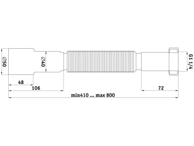 Гибкая труба Ани Пласт 1/4 K206
