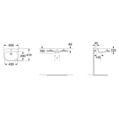 Умывальник Roca Debba 50
