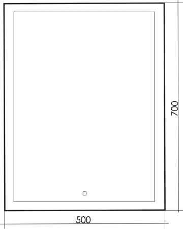 Зеркало Silver Mirrors Стив 500х700 (сенсорный выключатель) LED-00002916