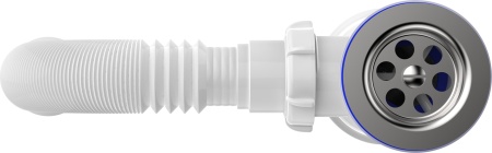 Сифон для кухни Aquant Standart, белый B0115-30-MR