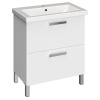 Тумба с умывальником напольная Cersanit MELAR 70 с умывальником COMO 70 белый SU-MEL-CM70