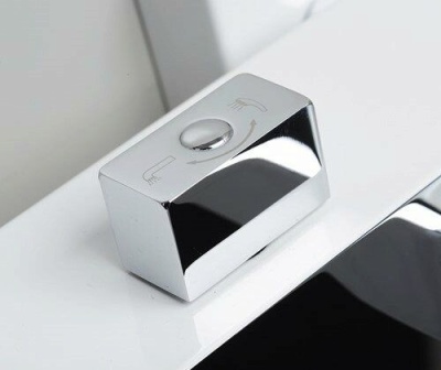 Смеситель для ванны с коротким изливом Wasserkraft Aller 1061 White