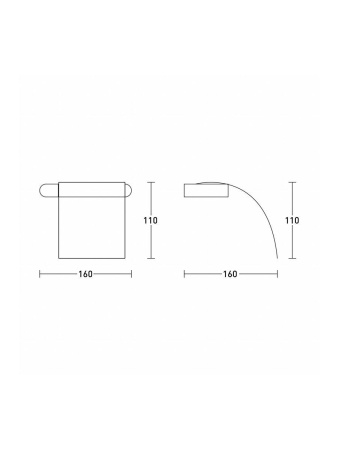 Держатель для туалетной бумаги с крышкой Gross Aqua Space GA18233. Распродажа