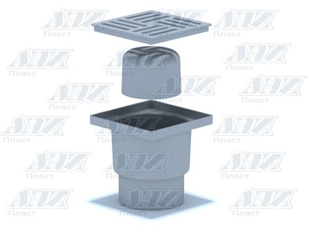 Трап вертикальный Ани Пласт нерегулируемый с выпуском 110 мм TA1210