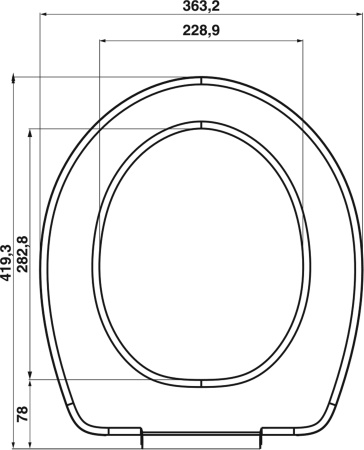 Сиденье для унитаза Ракушка Aquant, белый AQ2601-14-MR