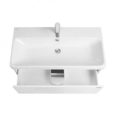 Тумба Акватон Сканди 80 с умывальником Адриана 80, белый 1A2830K0SD010