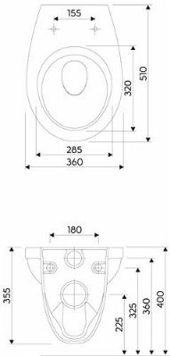 Унитаз подвесной Kolo Idol M1310002U