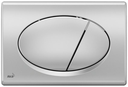 Кнопка для инсталляции AlcaPlast M72 Хром-матовая