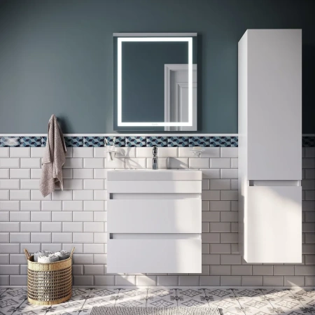 Пенал 35 см подвесной IDDIS Zodiac, белый ZOD35W0i97