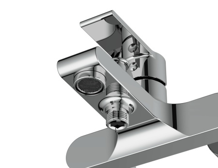 Комплект 2 в 1 смеситель для ванны BRASKO душевая стойка VIBE Cersanit Brasko 64513