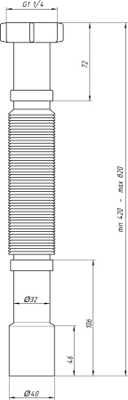 Гибкая труба Ани Пласт 1/4 K213