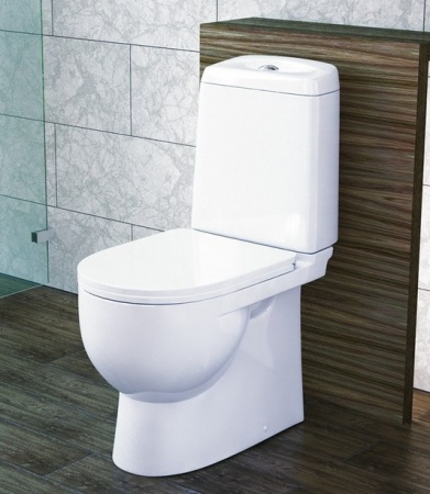 Унитаз-компакт напольный Sanita Luxe Best BSTSLCC04020522, белый