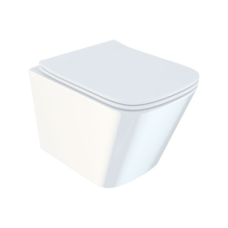 Унитаз подвесной безободковый с сиденьем дюропласт Iddis Bild BILRDSEi25