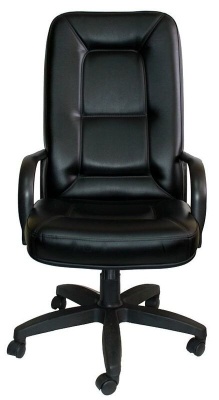 Кресло Евростиль Пилот стандарт кожа люкс черный