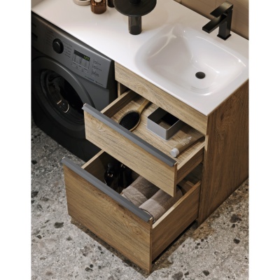 Тумба напольная с умывальником Aqwella Terra TER01052NDB R, дуб балтийский