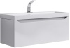Тумба подвесная AQWELLA Верона Т10/W с умывальником Infinity 1000 (Ver.01.10/W+Inf.10.04.D)