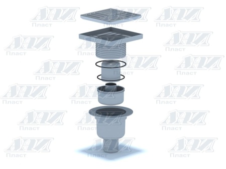 Трап вертикальный Ани Пласт регулируемый с выпуском 50 мм TA5712